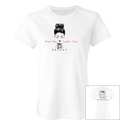 Messy Bun Latte & Lashes