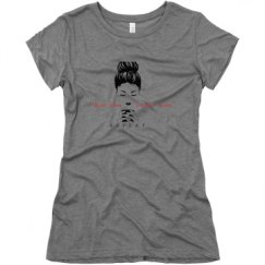 Ladies Slim Fit Super Soft Triblend Tee