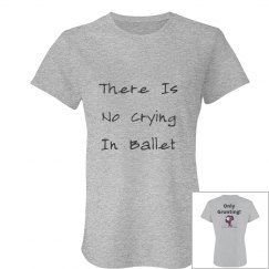 No Crying, Only Grunting Tee Grey