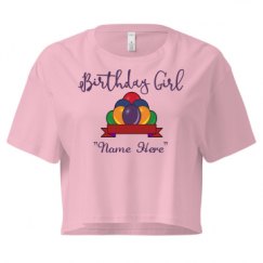 Ladies Festival Cali Crop Top Tee