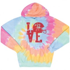 Unisex Tie-Dye Fleece Hoodie