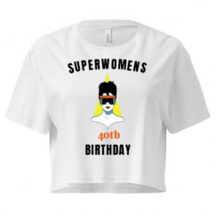 Ladies Festival Cali Crop Top Tee