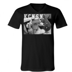 Unisex V-Neck Jersey Tee