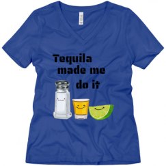 Ladies Relaxed Fit V-Neck Tee