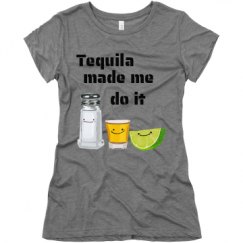 Ladies Slim Fit Super Soft Triblend Tee