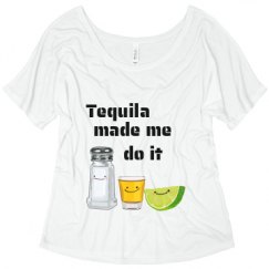 Ladies Flowy Slouchy Tee