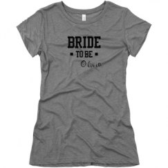 Ladies Slim Fit Super Soft Triblend Tee