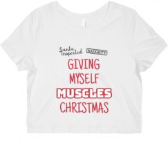 Ladies Slim Fit Crop Top Tee