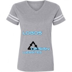 Ladies Relaxed Fit Vintage Sports Tee