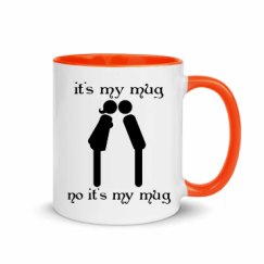 11oz Ceramic Mug with Color Inside