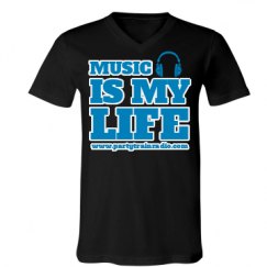 Unisex V-Neck Jersey Tee