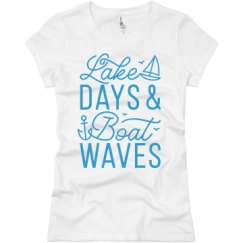 Ladies Slim Fit Basic Promo Jersey Tee