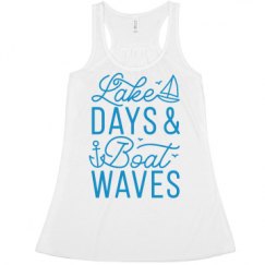 Ladies Flowy Racerback Tank