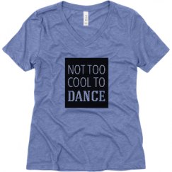 Ladies Relaxed Fit Super Soft Triblend V-Neck Tee