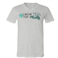 Unisex V-Neck Jersey Tee