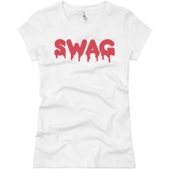 Ladies Slim Fit Basic Promo Jersey Tee