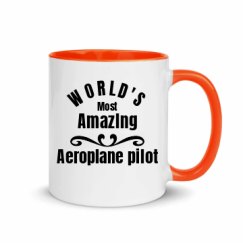 11oz Ceramic Mug with Color Inside