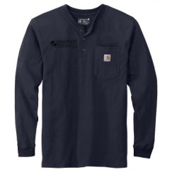 Unisex Carhartt Long Sleeve Henley Tee