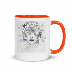 11oz Ceramic Mug with Color Inside