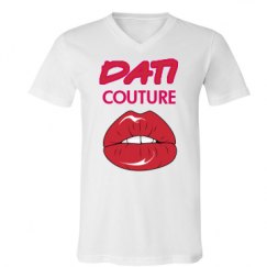 Unisex V-Neck Jersey Tee