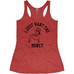 Ladies Slim Fit Super Soft Racerback Triblend Tank