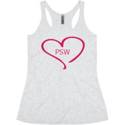Ladies Slim Fit Super Soft Racerback Triblend Tank