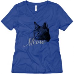 Ladies Relaxed Fit V-Neck Tee