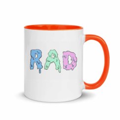11oz Ceramic Mug with Color Inside