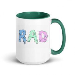 15oz Ceramic Mug with Color Inside