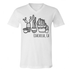 Unisex V-Neck Jersey Tee