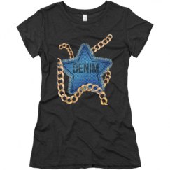 Ladies Slim Fit Super Soft Triblend Tee