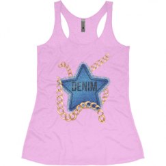 Ladies Slim Fit Super Soft Racerback Triblend Tank