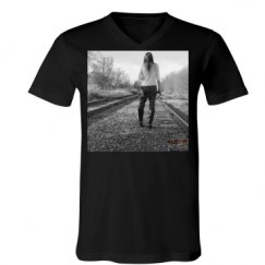 Unisex V-Neck Jersey Tee