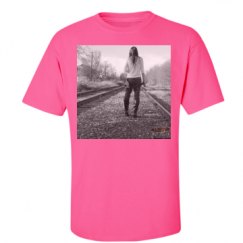 Unisex Ultra Cotton Safety Neon Crewneck Tee