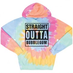 Unisex Tie-Dye Fleece Hoodie