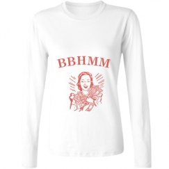 Ladies Relaxed Fit Basic Long Sleeve Tee