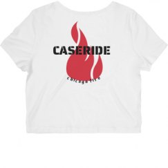 Ladies Slim Fit Crop Top Tee