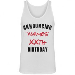 Unisex Jersey Tank Top