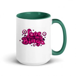 15oz Ceramic Mug with Color Inside