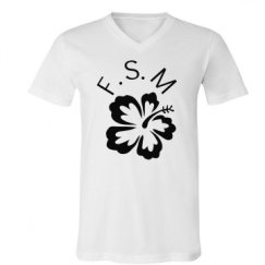 Unisex V-Neck Jersey Tee