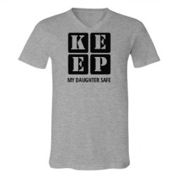 Unisex V-Neck Jersey Tee