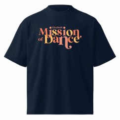 Unisex Organic Oversized High Neck T-Shirt