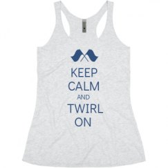 Ladies Slim Fit Super Soft Racerback Triblend Tank