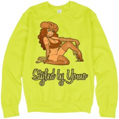 Unisex Neon Crewneck Sweatshirt