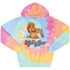 Unisex Tie-Dye Fleece Hoodie