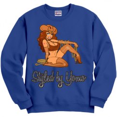 Unisex Film and Foil Crewneck Sweatshirt