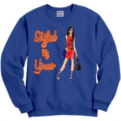 Unisex Film and Foil Crewneck Sweatshirt