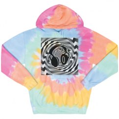 Unisex Tie-Dye Fleece Hoodie