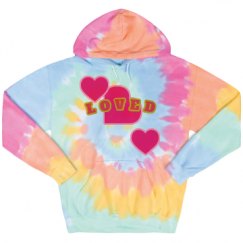 Unisex Tie-Dye Fleece Hoodie