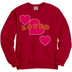 Unisex Film and Foil Crewneck Sweatshirt